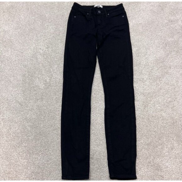 Paige Verdugo Ultra Skinny Jegging Black Women's Size 25 Pockets - Picture 1 of 10